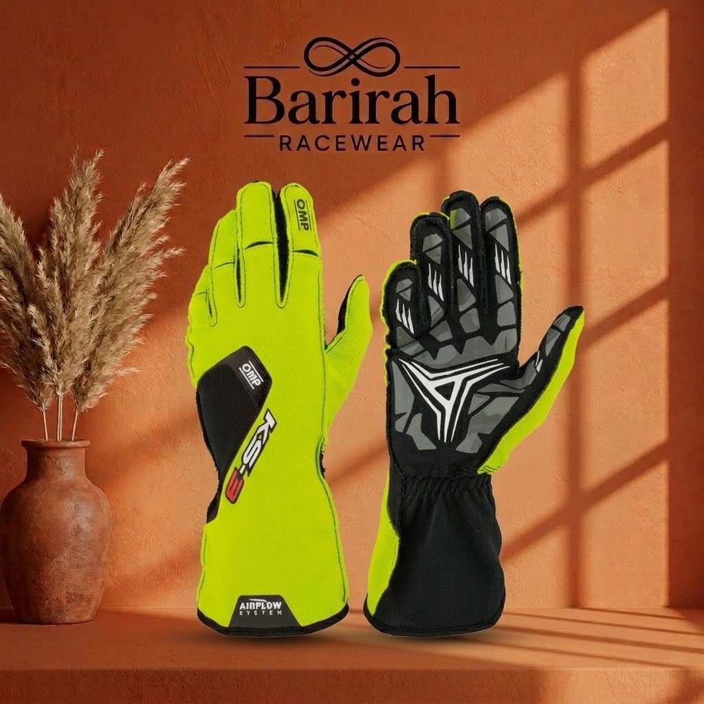 OMP KS-4 Kart Racing Gloves | Barirah Racewear