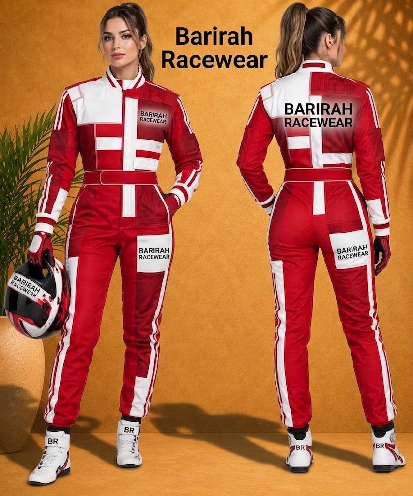 Customized women’s Go-kart racing suit