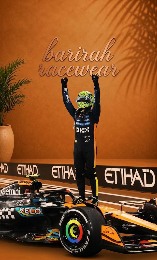 2025 McLaren F1 Racing Suit | Barirah Racewear