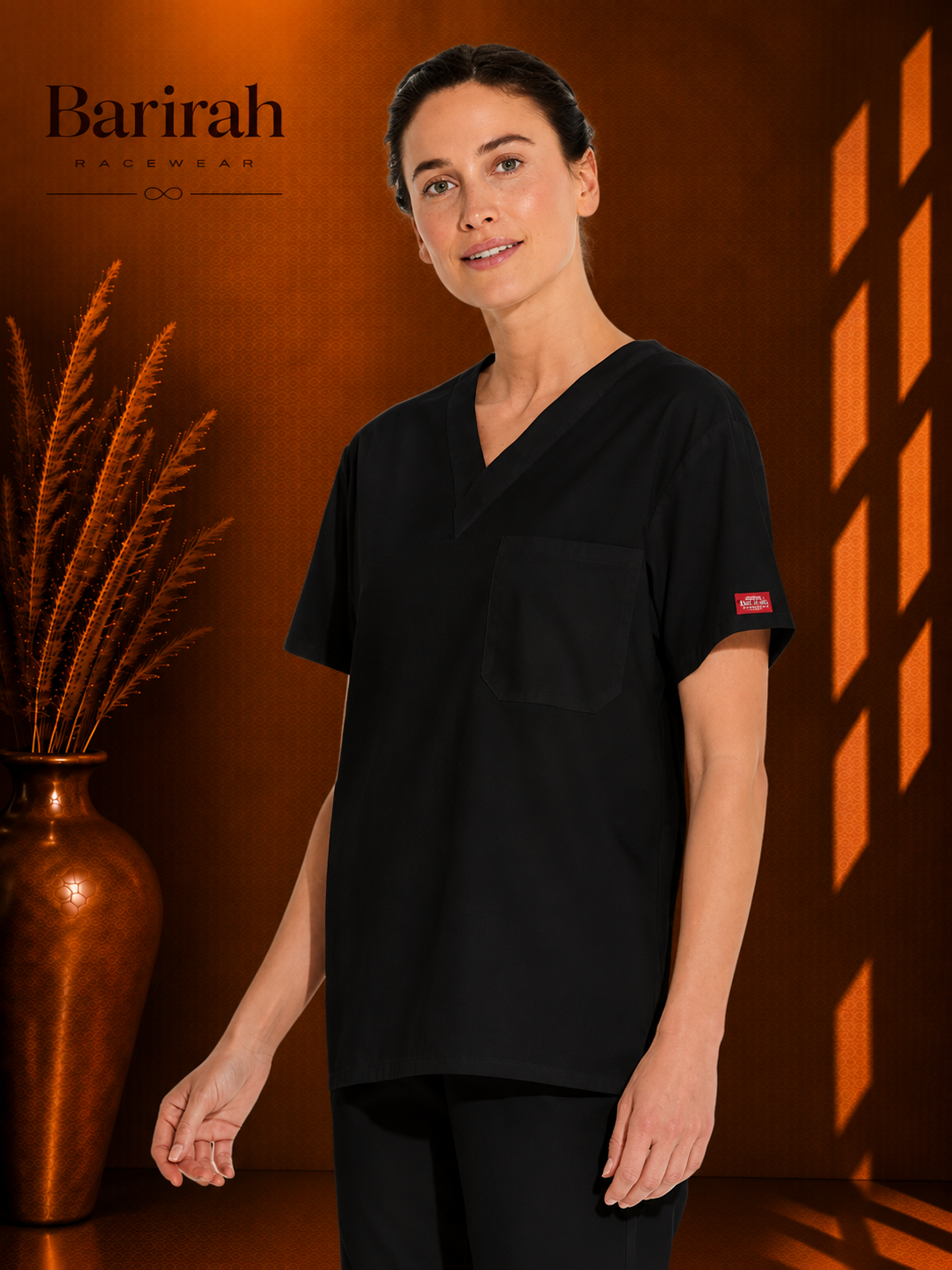 Dickies Unisex EDS Signature V-Neck Nursing Scrub Top