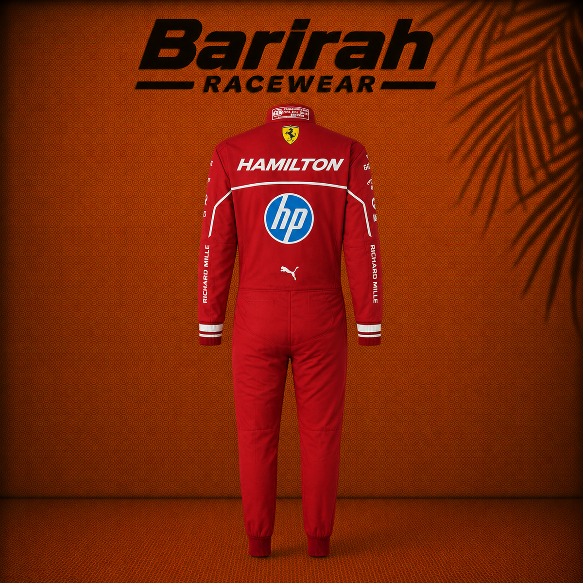 Barirah Ferrari Level 2 Digital Printed Kart Suit