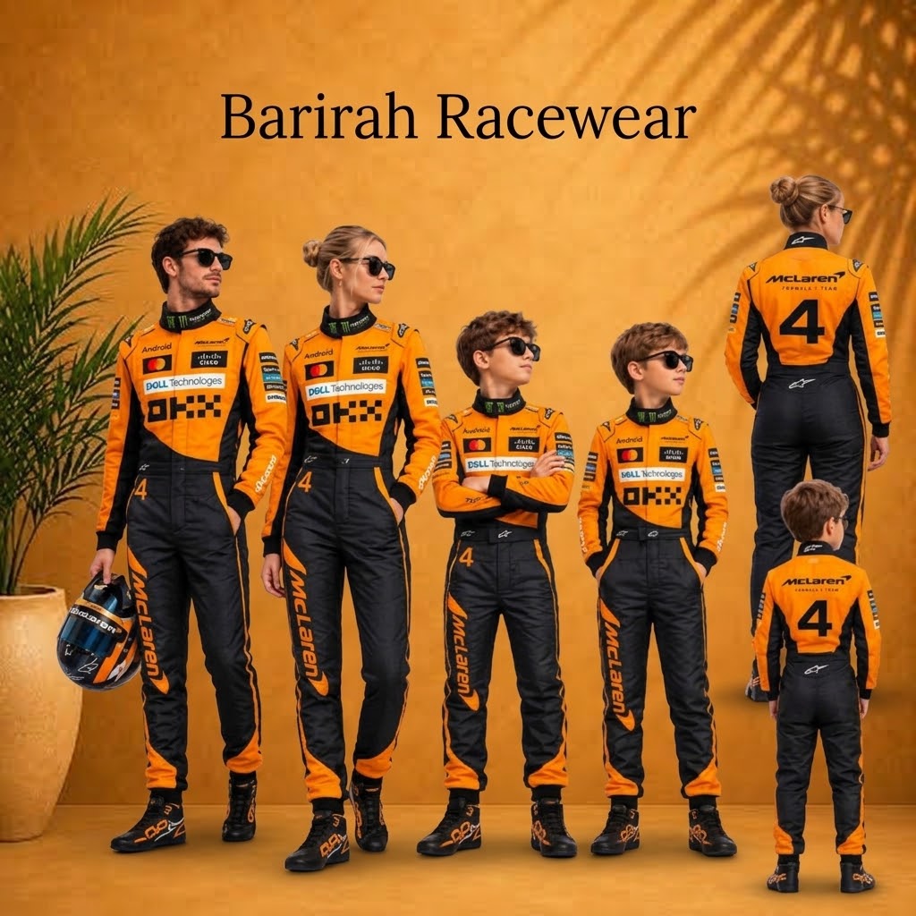 2026 McLaren Monaco GP–Inspired Racing Suit | Barirah Racewear
