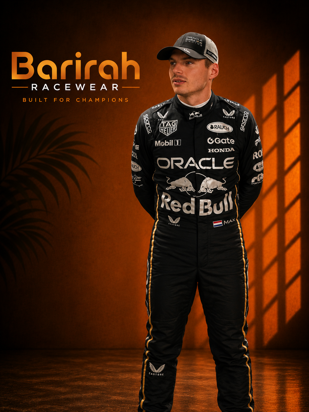 Max Verstappen 2025 Singapore GP F1 Race Suit