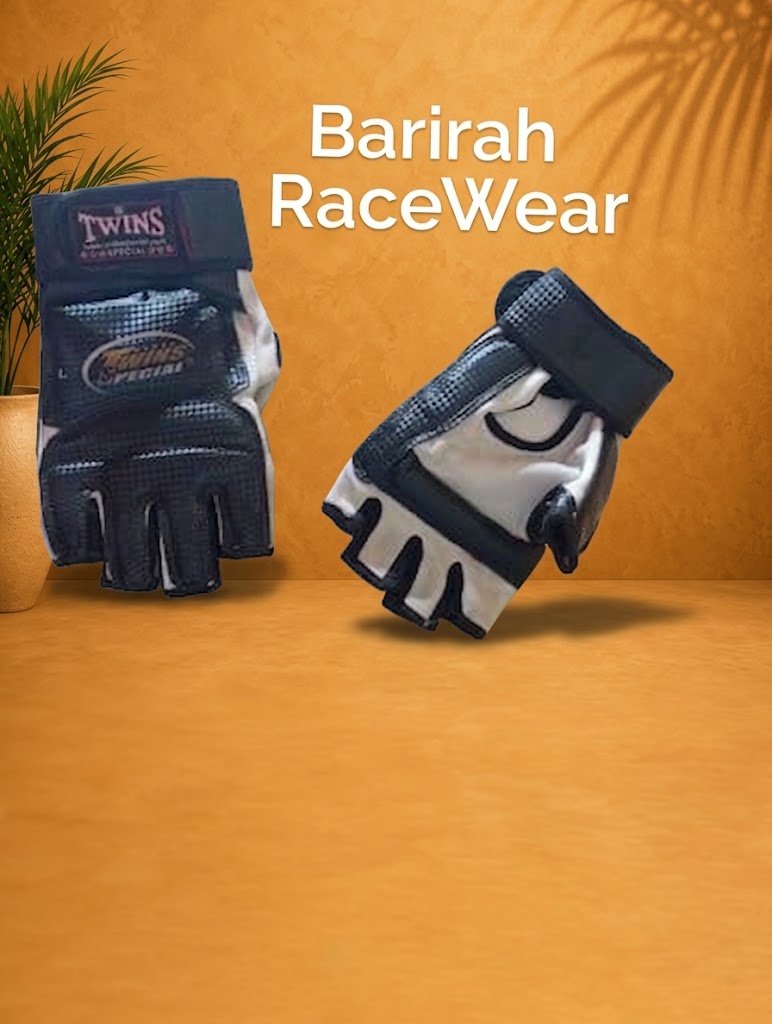Half Finger Leather Gloves | Barirah Racewear