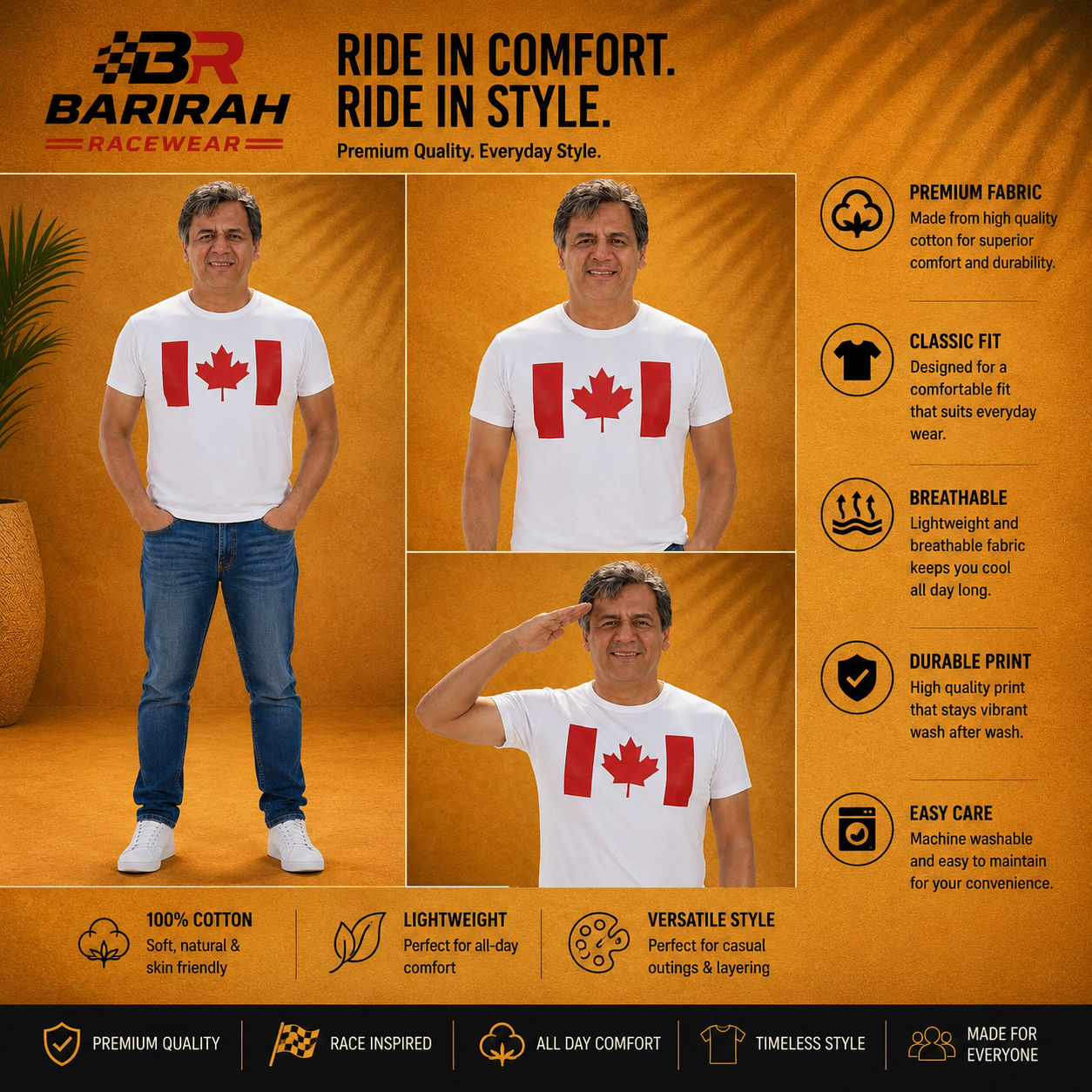 BARIRAH RACEWEAR — PREMIUM CASUAL COLLECTION