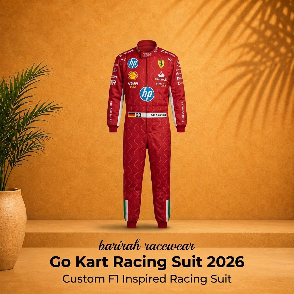 New 2026 Custom F1-inspired Go-kart Racing Suit