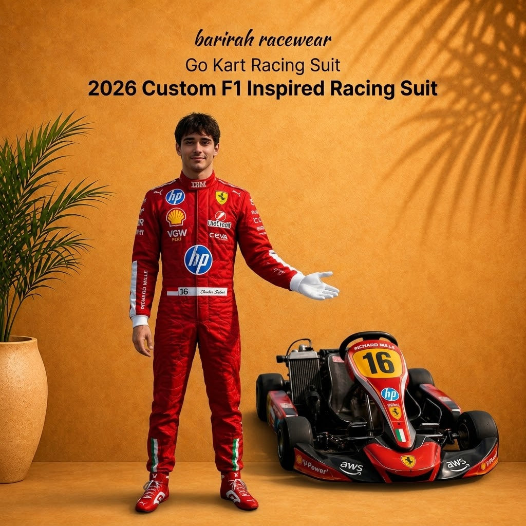 New 2026 Custom F1-inspired Go-kart Racing Suit