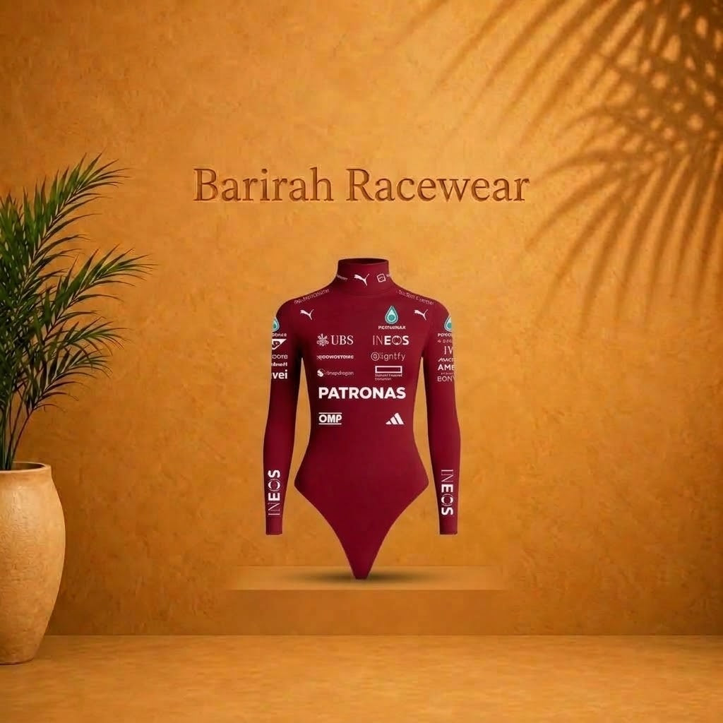 Stylish Kimi F1 2026-inspired women’s customizable bodysuit