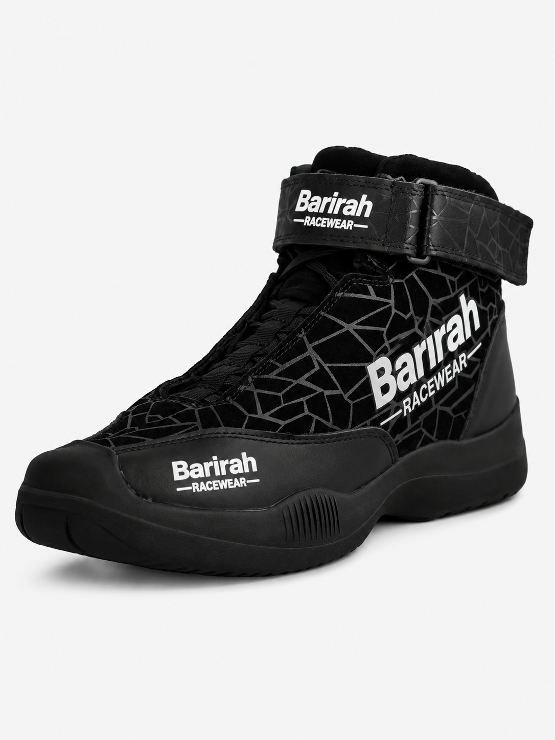 Barirah Racewear Premium Karting Racing Shoes – Professional Motorsport Driving Boots | Lightweight High-Grip Racing Footwear | Black