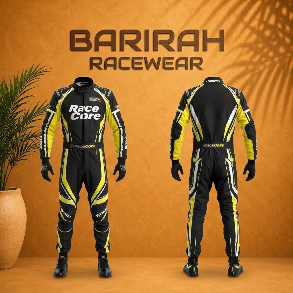 Professional F1 Grand Prix–style go-kart racing suit
