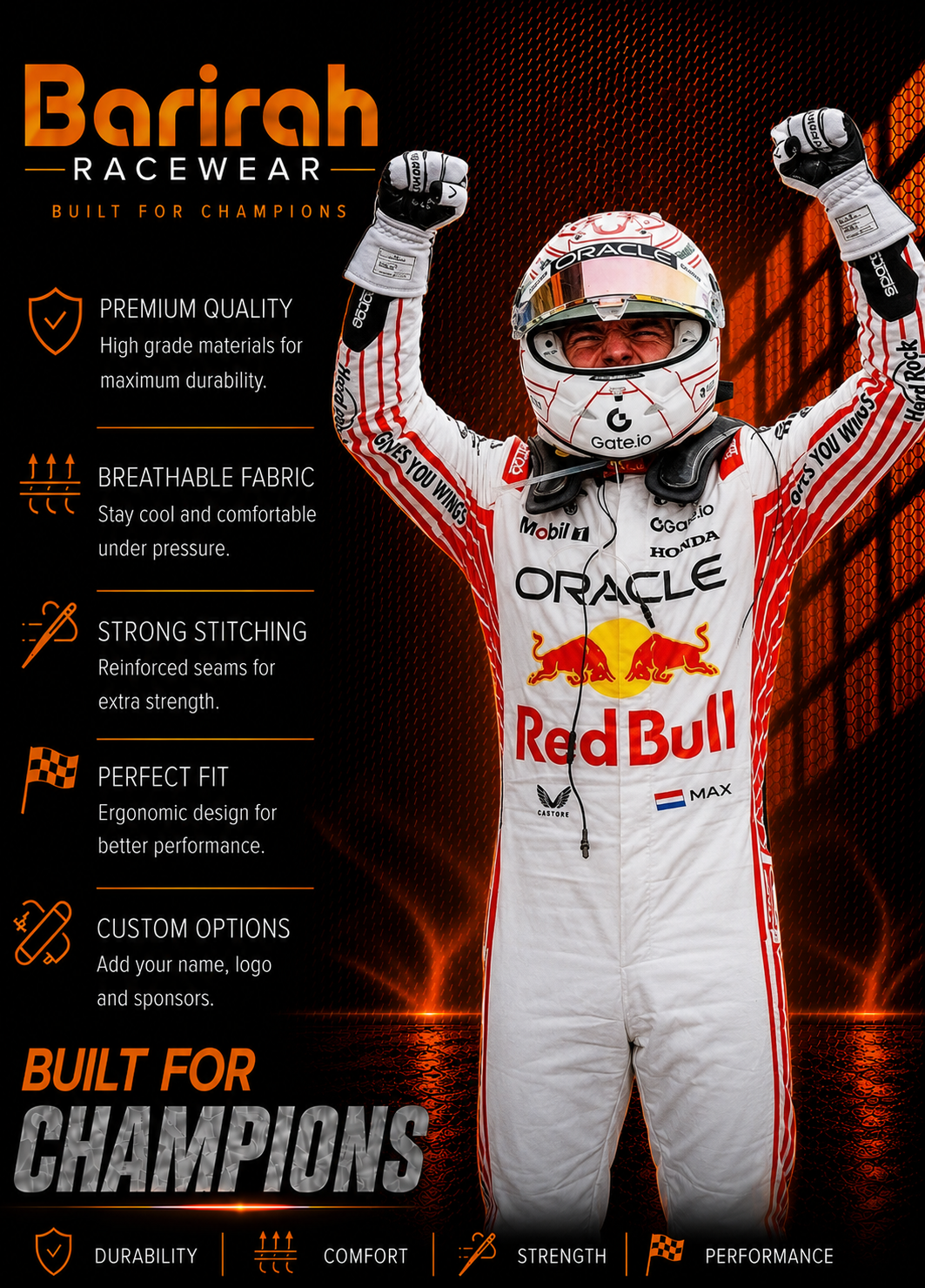 2025 Max Verstappen Japan GP F1 Race Suit