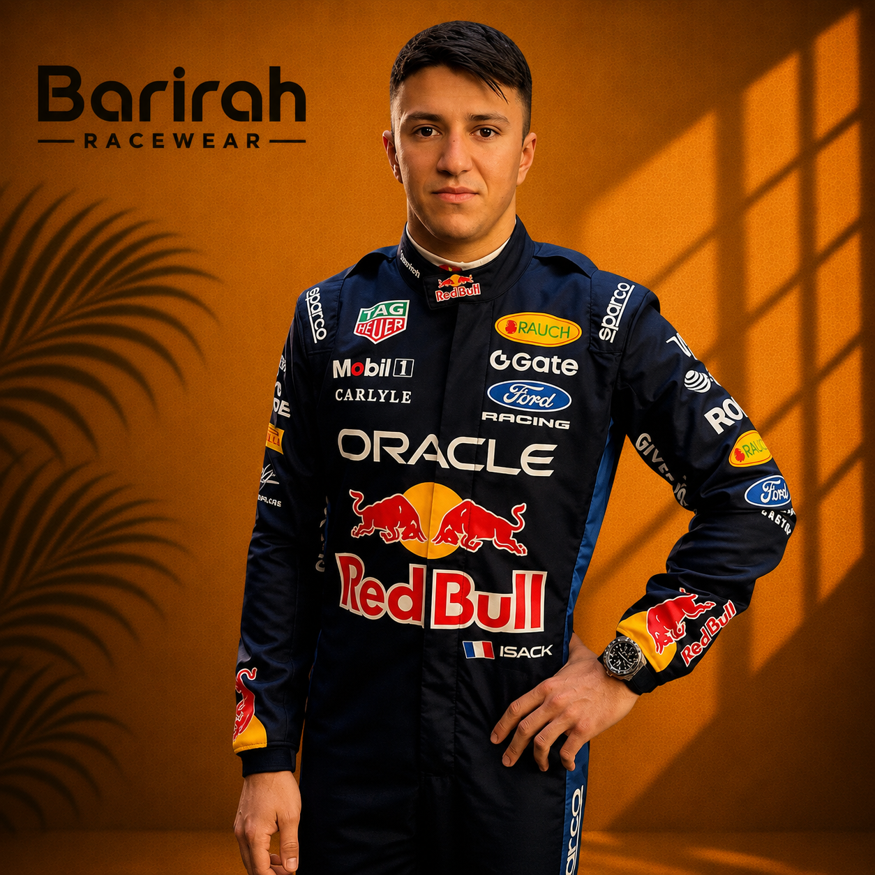 Official Isack Hadjar 2026 Red Bull Racing Suit Replica