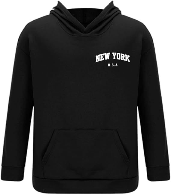 Men's New York USA Hoodie & Jogger Sweatpants Set – Casual Pullover Hooded Tracksuit 2-Piece Outfit