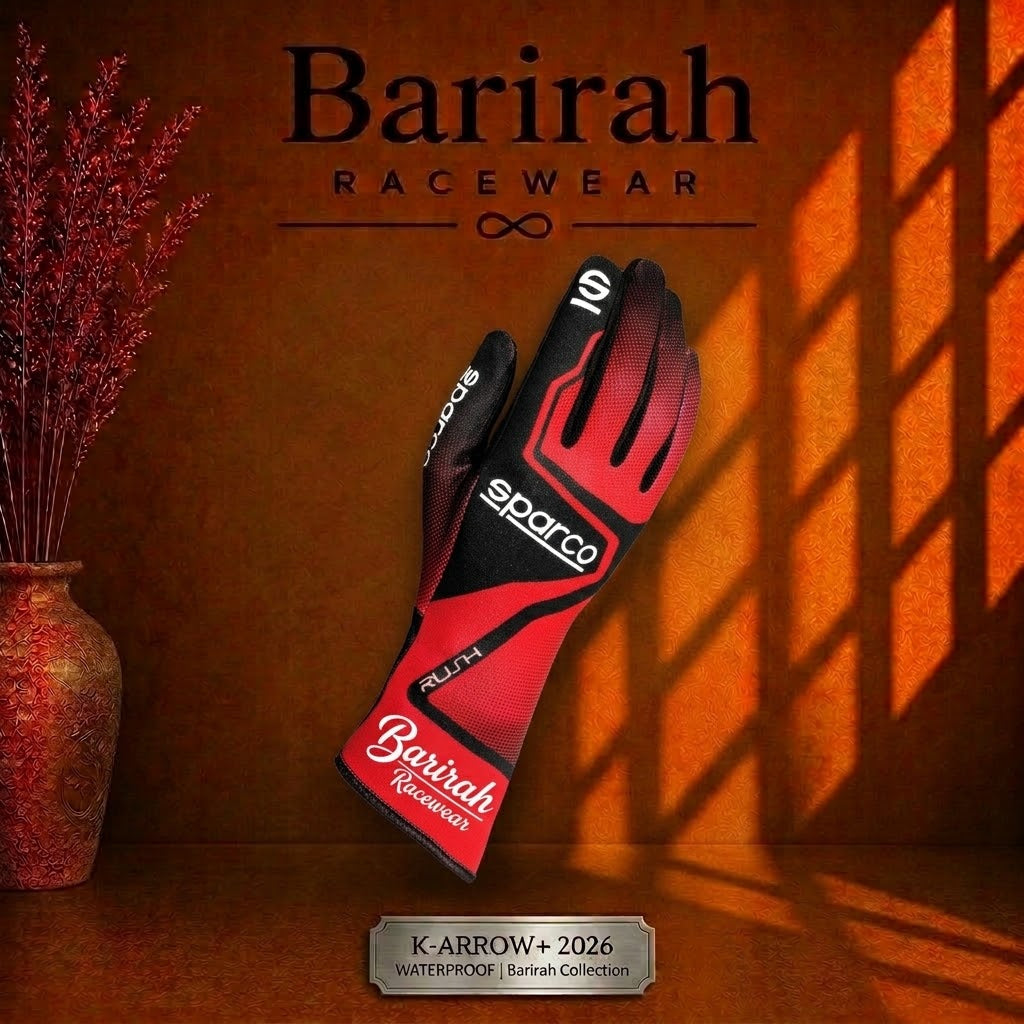 Sparco Rush Karting Gloves Barirah Racewear