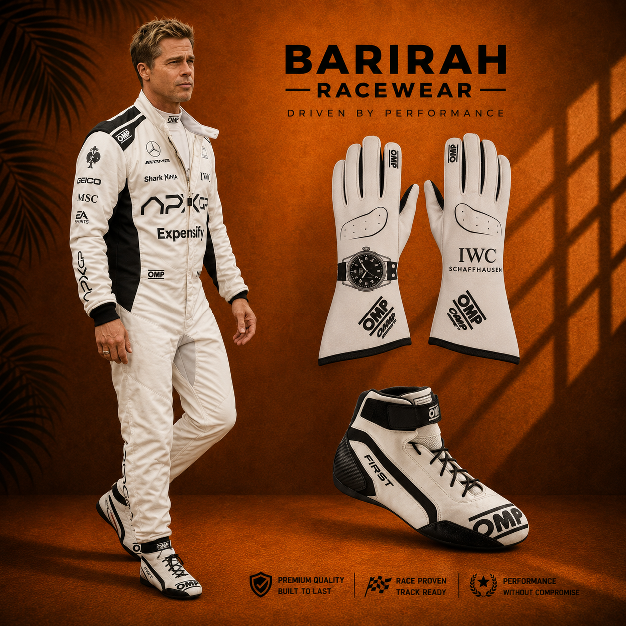 Brad Pitt APX GP F1 Race Suit Kit