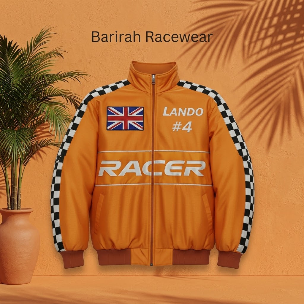 Lando Norris-Inspired F1 Race Jacket | Barirah Racewear