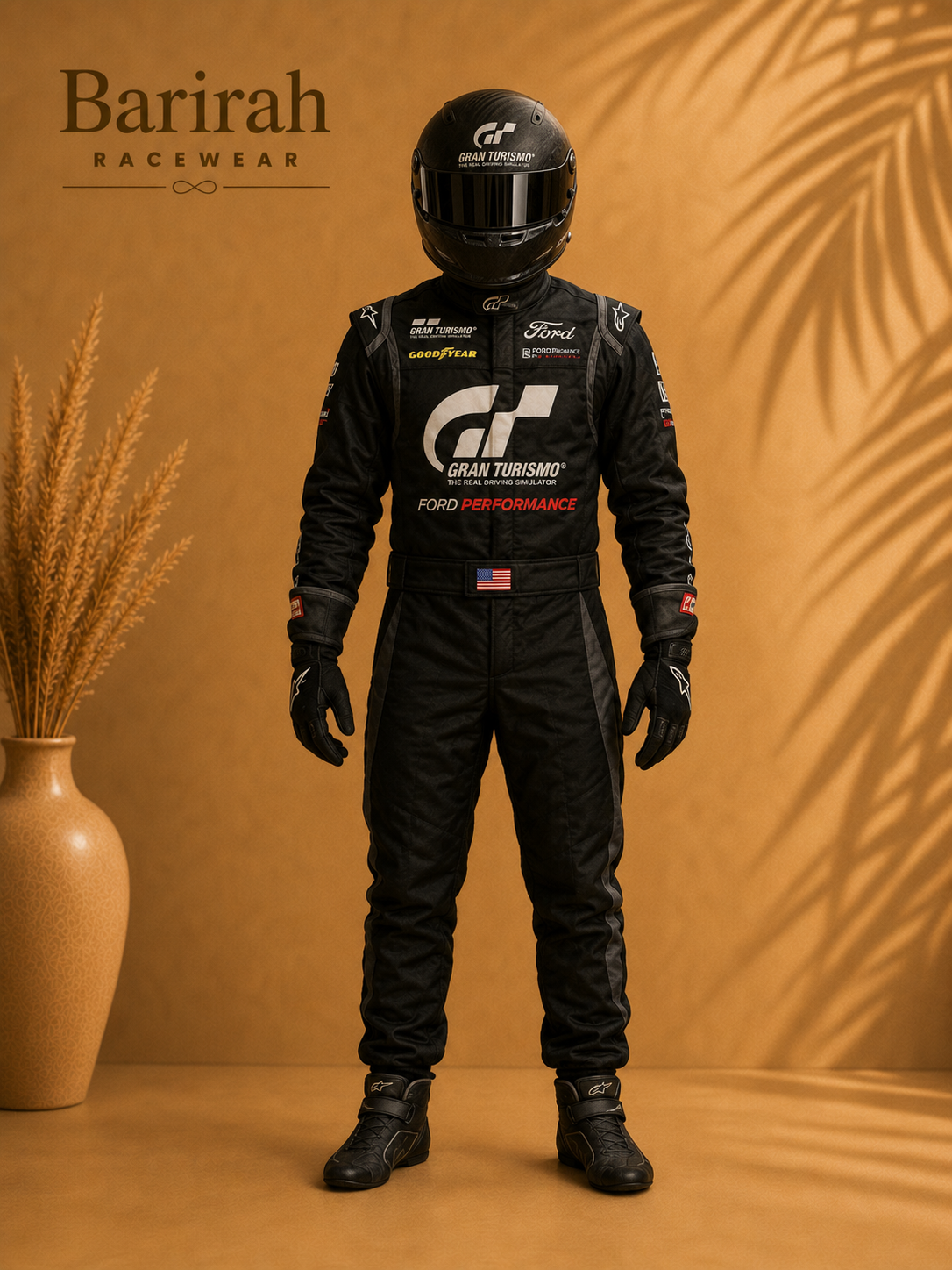 Barirah Racewear Go Kart Racing Suit Level 2 high-quality digital printing,