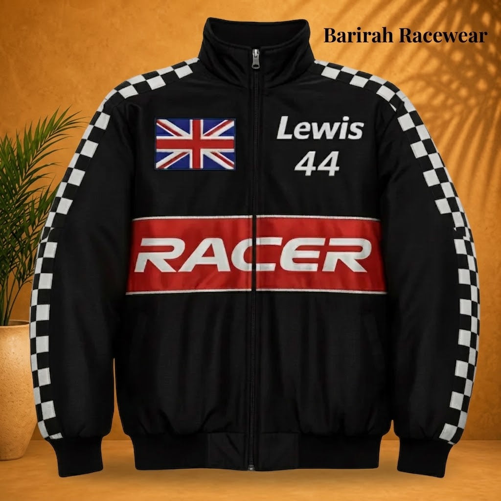 Lewis Hamilton-Inspired F1 Race Jacket | Barirah Racewear