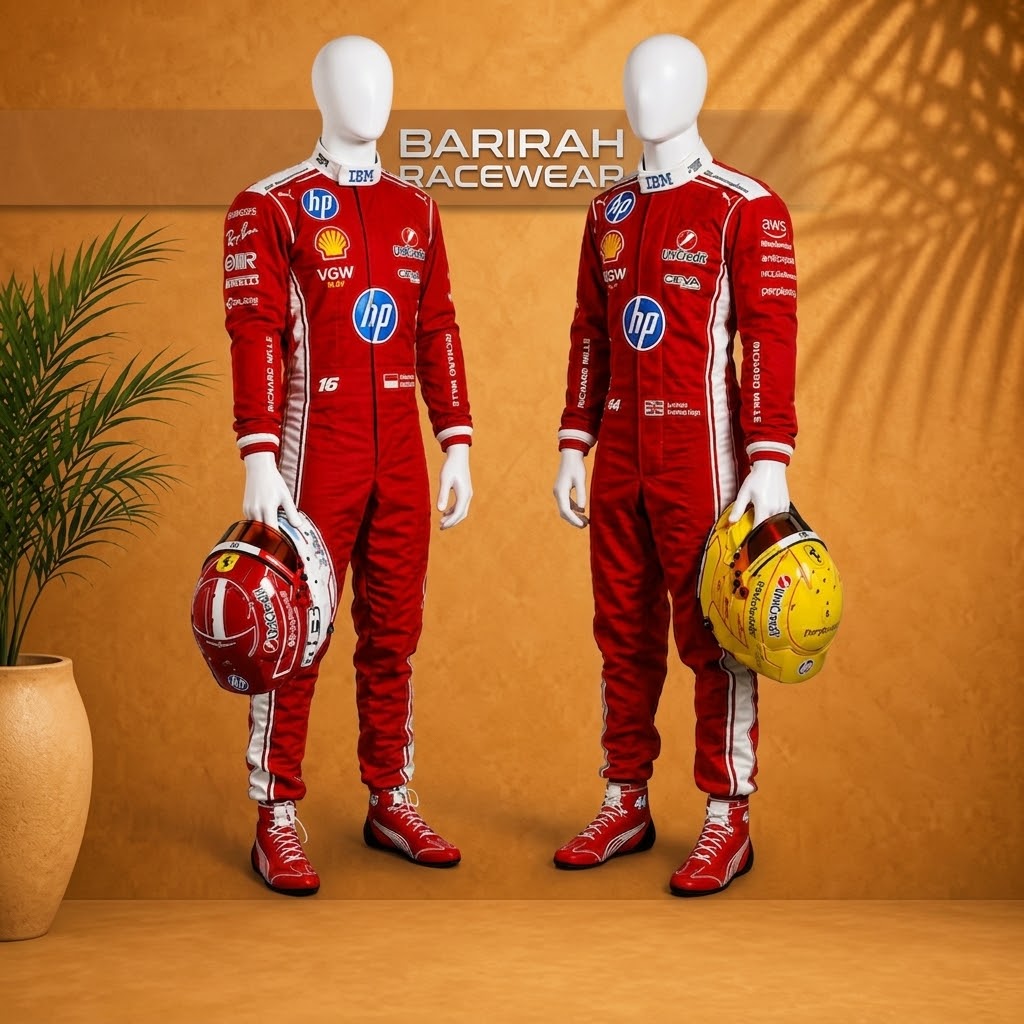 2026 Charles Leclerc & Lewis Hamilton-Inspired F1 Racing Suit | Barirah Racewear