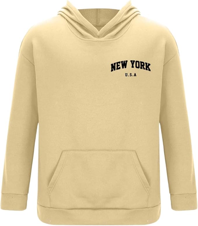 Men's New York Hoodie & Jogger Tracksuit - Casual Fleece Pullover