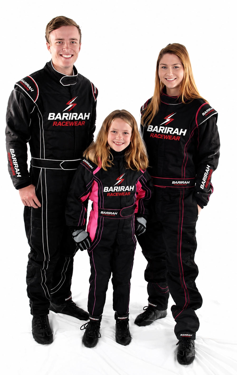 Barirah Racewear Family Motorsport Racing Suits – Men’s, Women’s & Kids Professional Karting Racewear