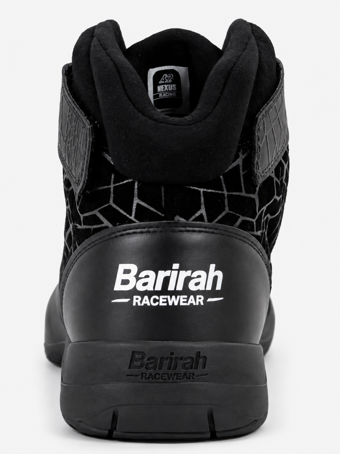 Barirah Racewear Premium Karting Racing Shoes – Professional Motorsport Driving Boots | Lightweight High-Grip Racing Footwear | Black