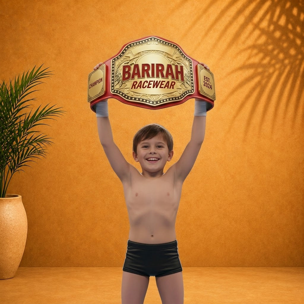 Kids Premium custom wrestling heavyweight Red & Gold championship belt