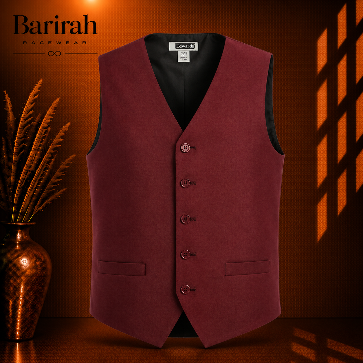 Edwards Men's Economy Vest Barirah Racewear