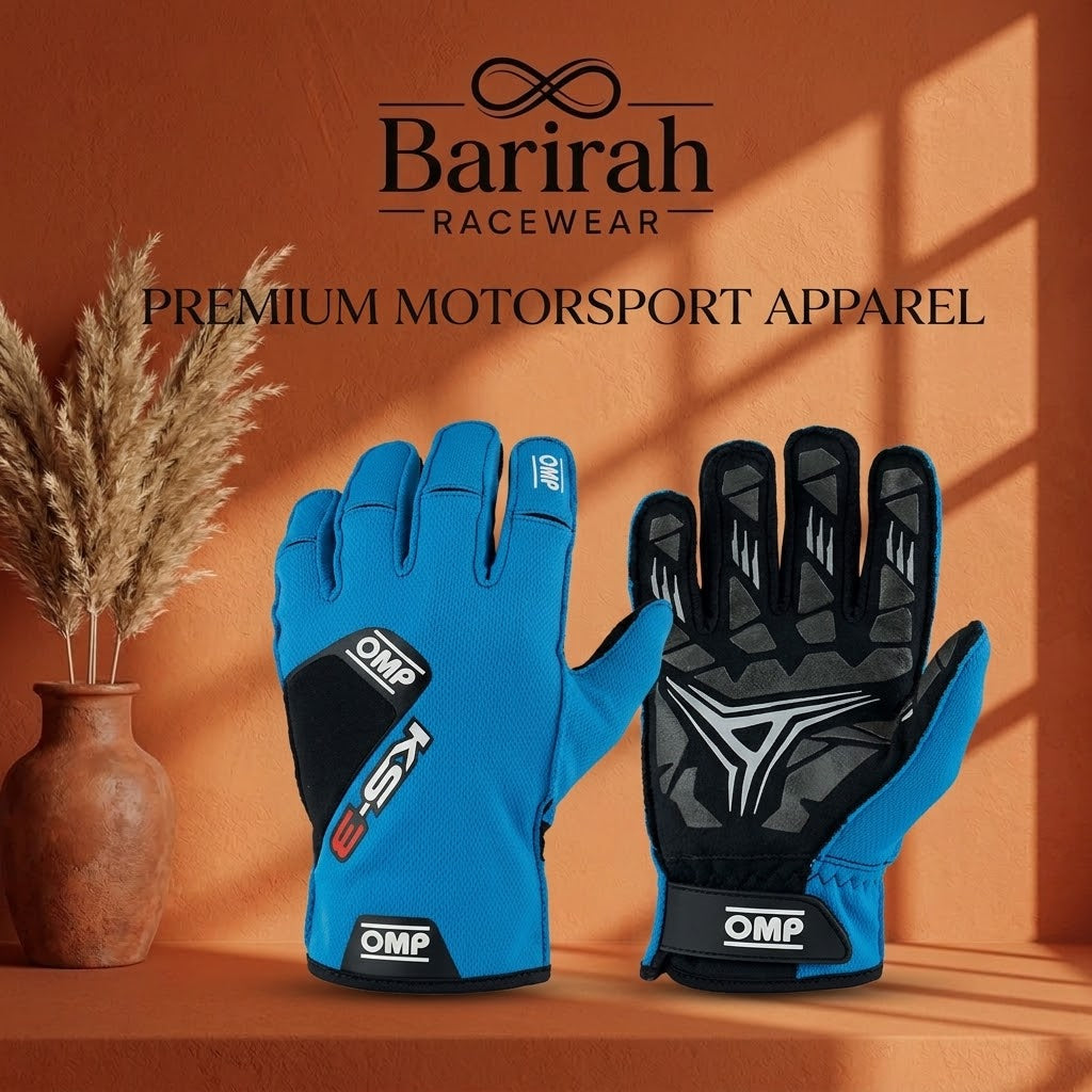 OMP KS-3 Kart Racing Gloves | Barirah Racewear