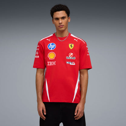 Scuderia Ferrari HP 2025 Team Replica Red T-Shirt | Official F1 Puma Men's Tee