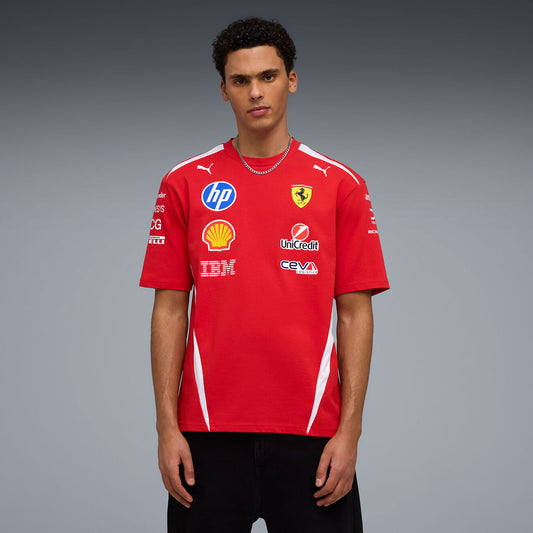 Scuderia Ferrari HP 2025 Team Replica Red T-Shirt | Official F1 Puma Men's Tee
