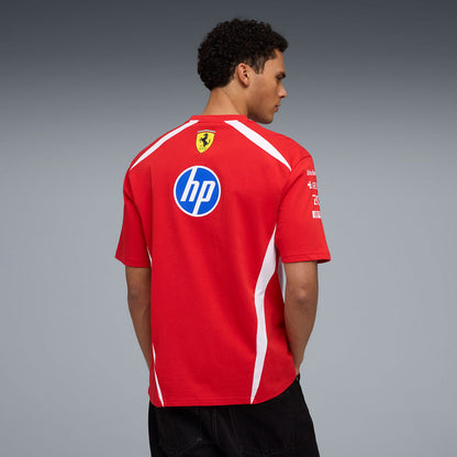 Scuderia Ferrari HP 2025 Team Replica Red T-Shirt | Official F1 Puma Men's Tee