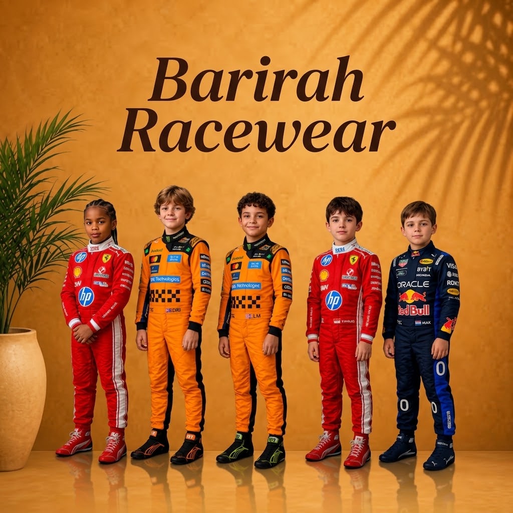 Kids Custom Go-Kart Racing Suit | Boys & Junior Motorsport Race Jumpsuit | Barirah Racewear