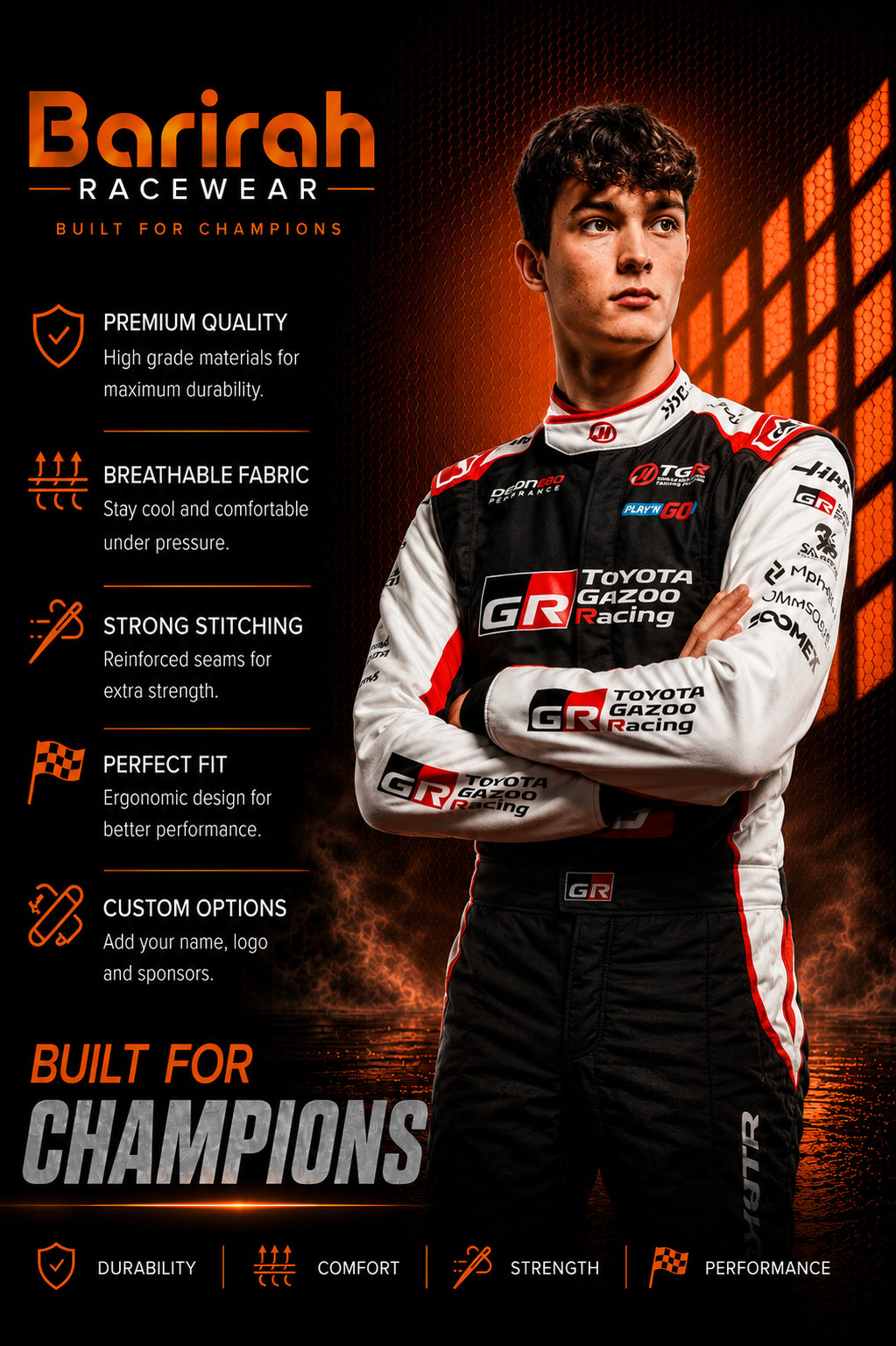 Ollie Bearman 2026 HAAS F1 Race Suit