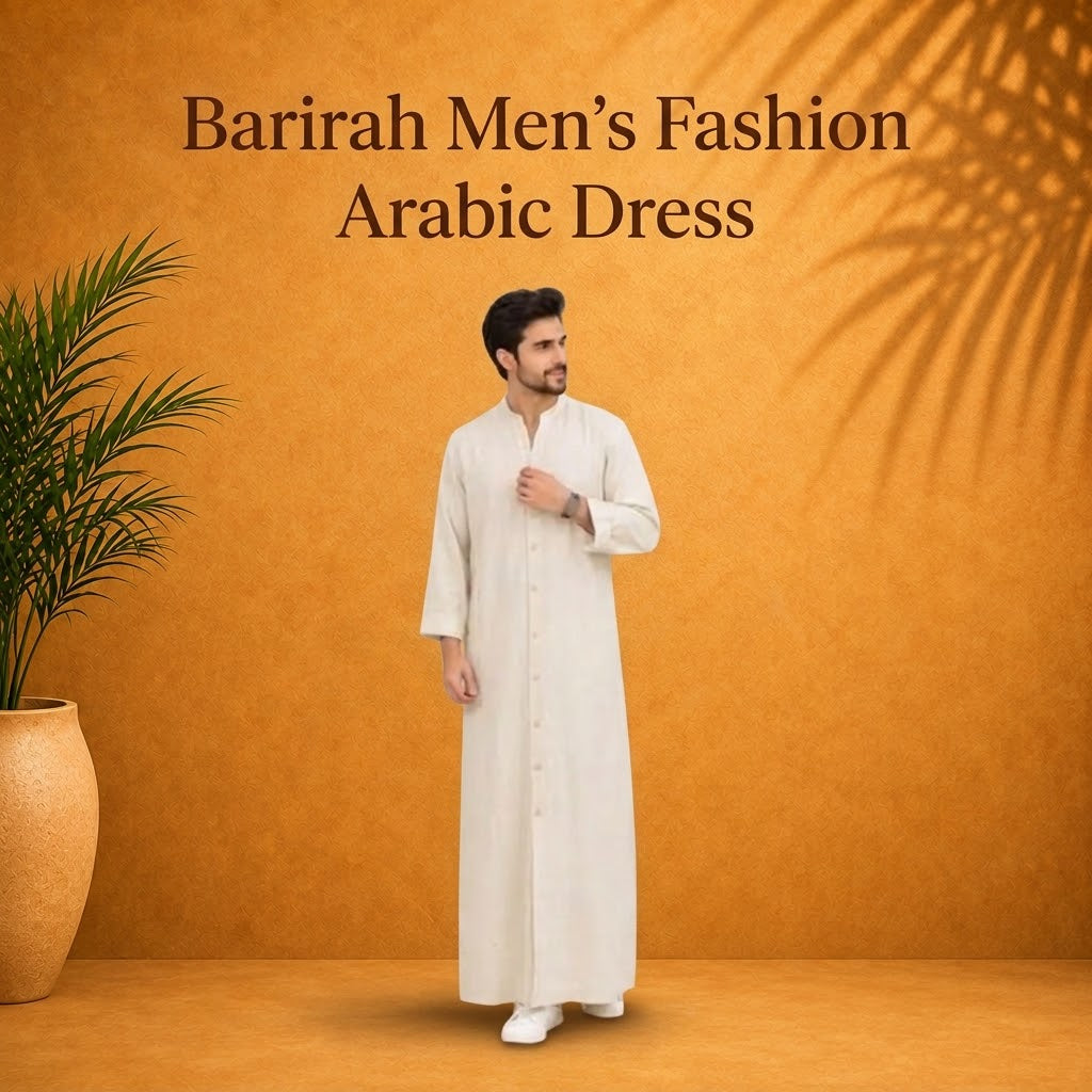 Elegant Men’s Linen Caftan