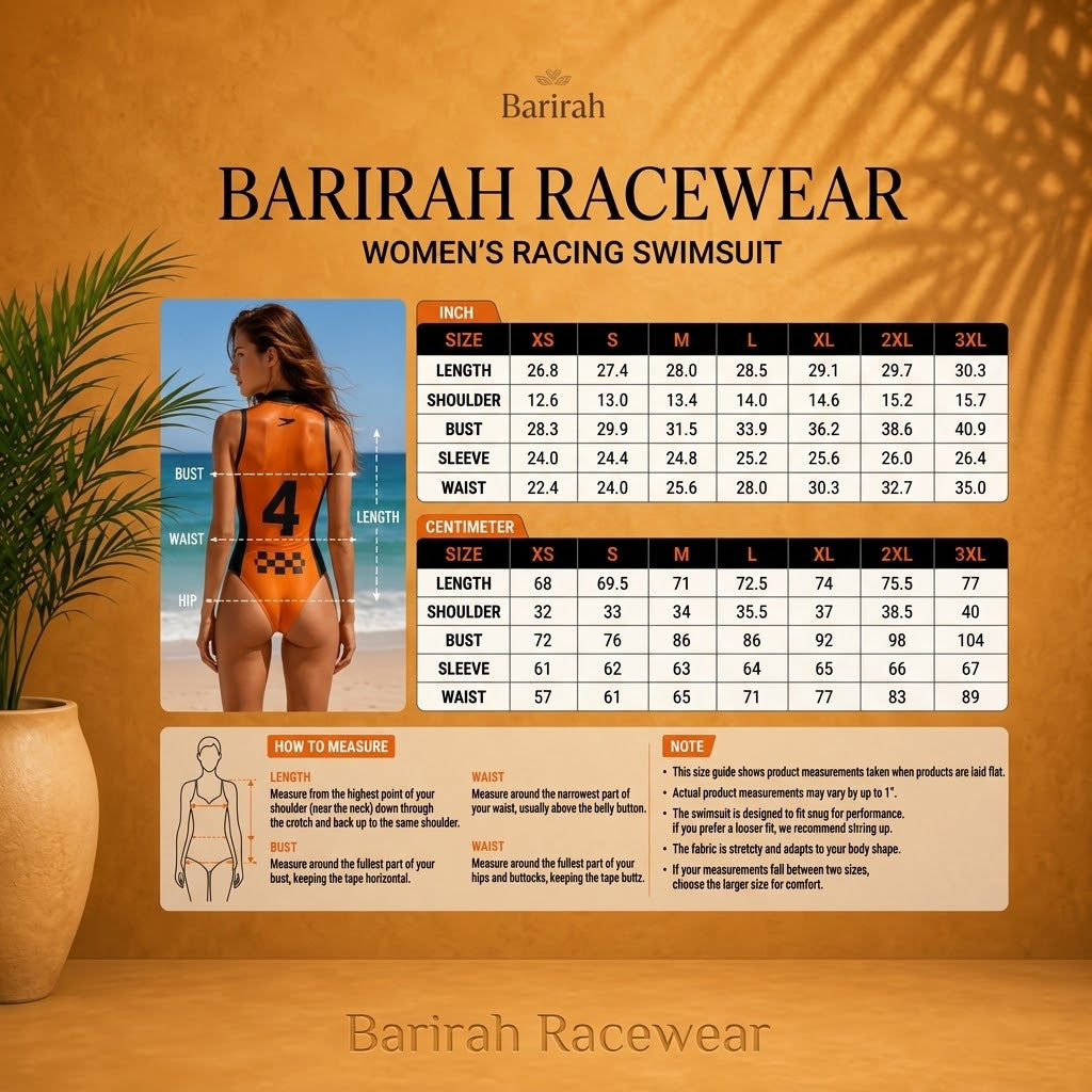 Women’s Formula Racing Bodysuit | Motorsport-Inspired Long Sleeve Racing Outfit | Barirah Racewear