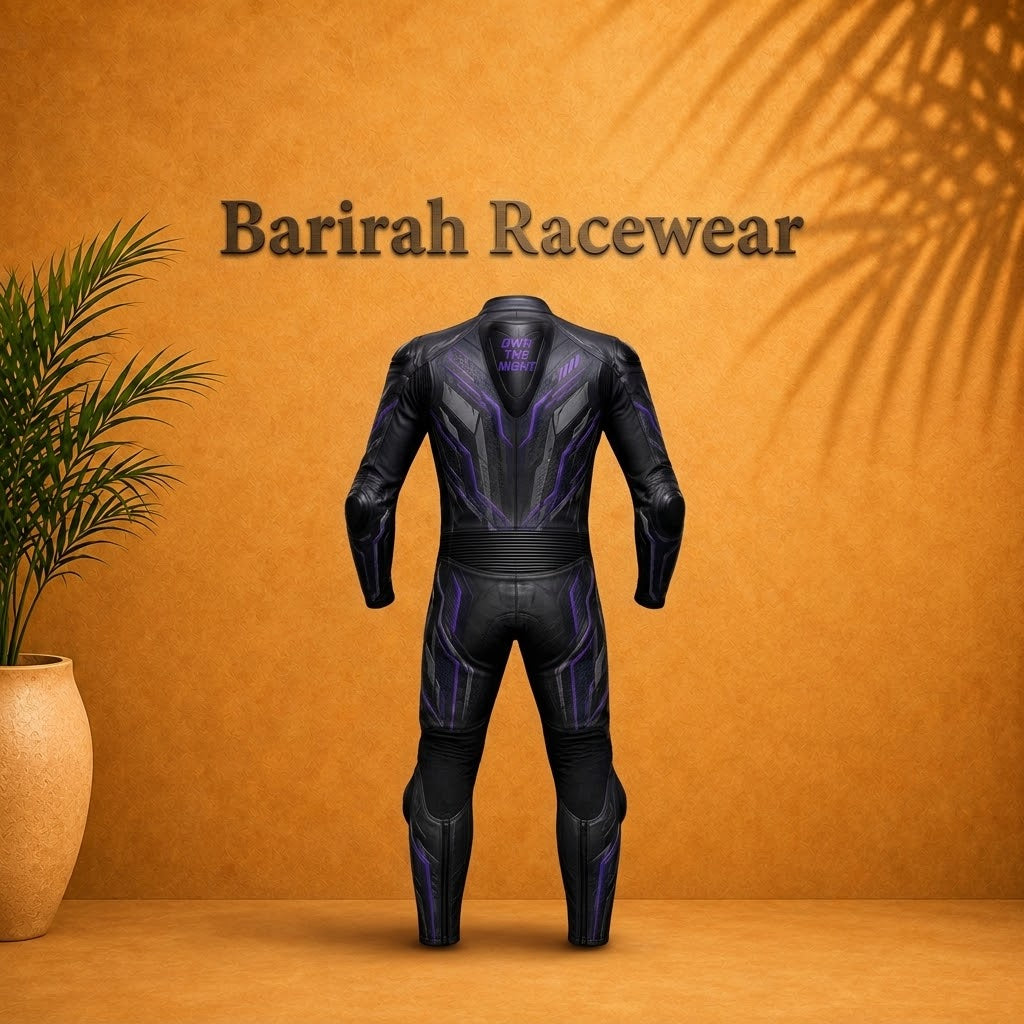 Premium Nocturnal Vector-Inspired Motorcycle Racing Suit Set,
