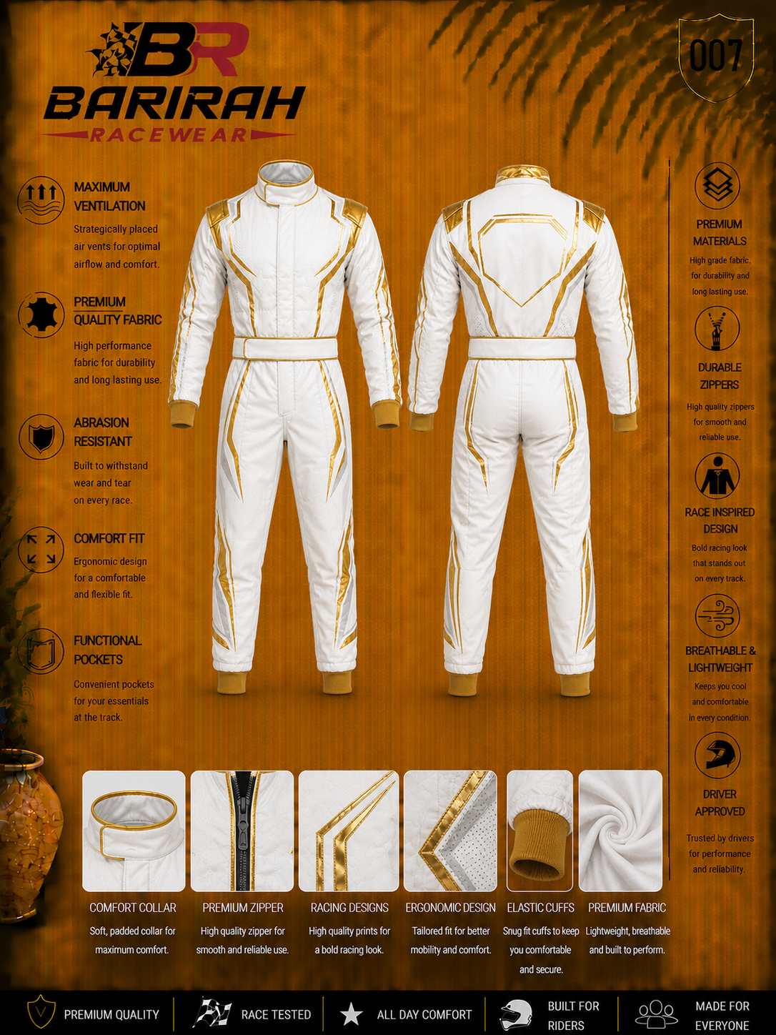 Go-Kart Racing Suit Customization by Barirah Racewear