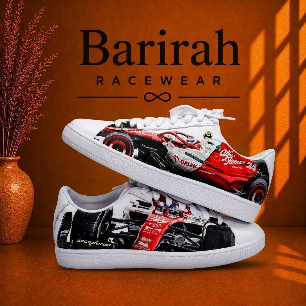 Alfa Romeo F1 Team ORLEN Inspired Racing Trainers | Barirah Racewear