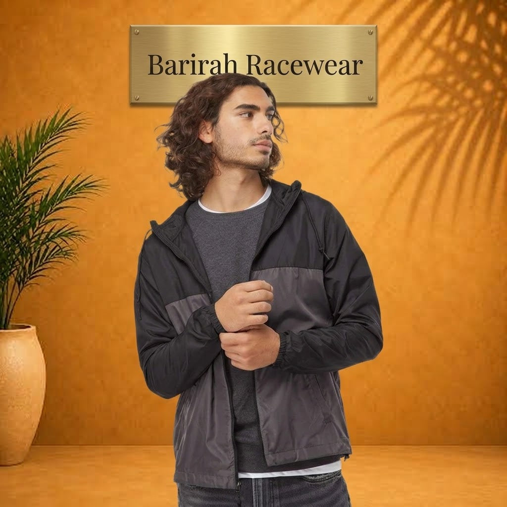 Independent Trading Co. Lightweight Windbreaker Full-Zip Jacket | Barirah Racewear