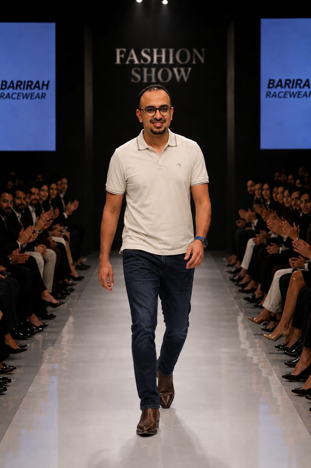 Men’s Premium Jeans & Polo Shirt Set – Casual Smart Outfit | Barirah Racewear