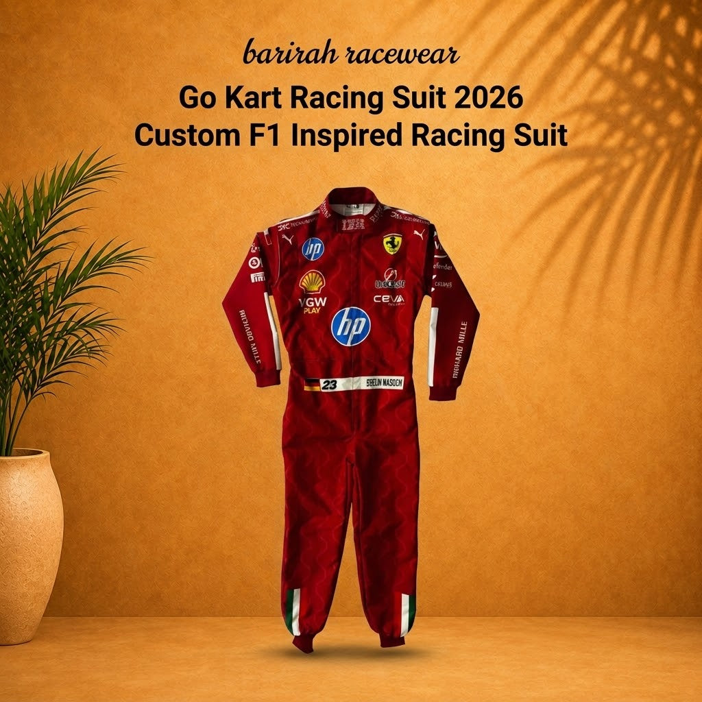 New 2026 Custom F1-inspired Go-kart Racing Suit