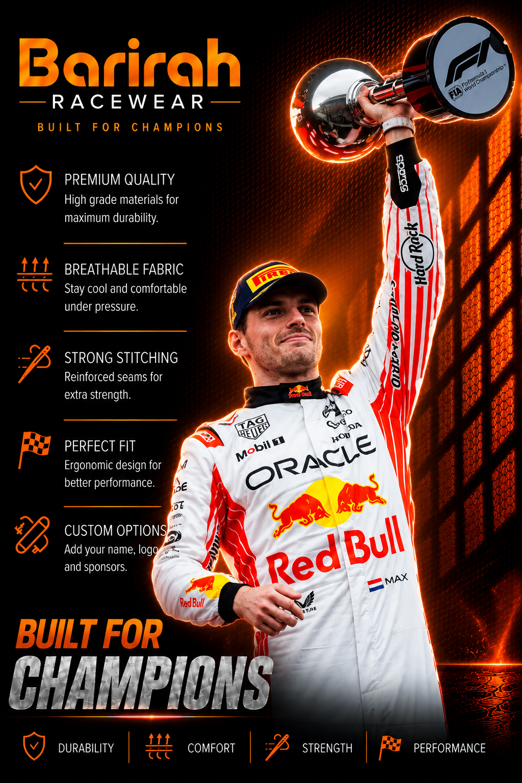 2025 Max Verstappen Japan GP F1 Race Suit