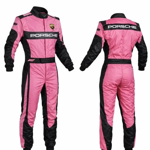 Barirah Racewear Pink & Black Custom Racing Suit | FIA Style Motorsport Overall