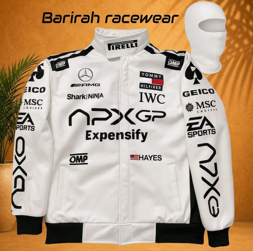 New Vintage Racing Jacket | Unisex Motorsport Style | Barirah Racewear