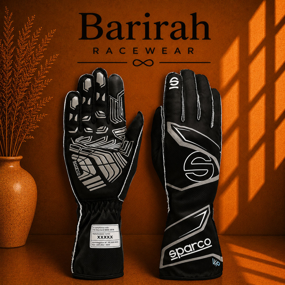 Sparco K-ARROW+ WP Waterproof Karting Gloves | Barirah Racewear