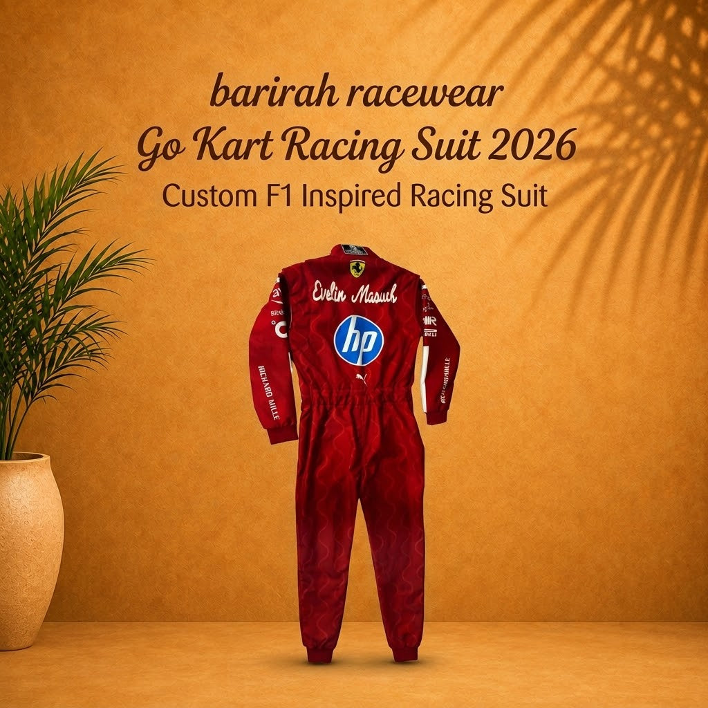 New 2026 Custom F1-inspired Go-kart Racing Suit