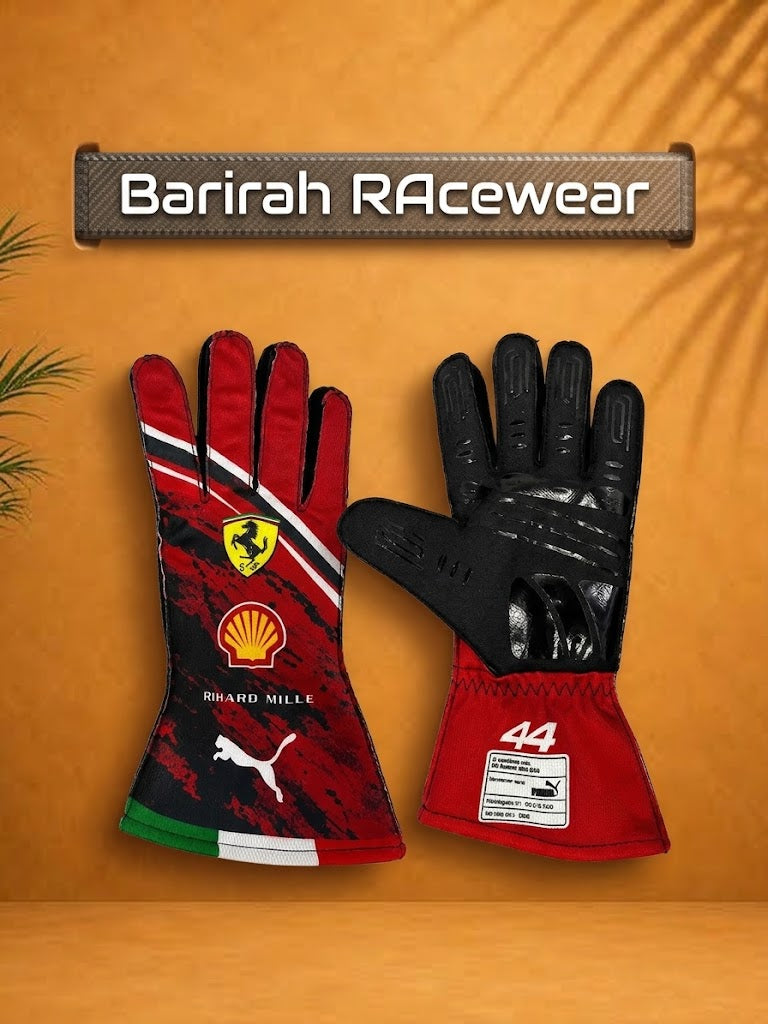 Premium F1 Racing Gloves | Personalized Motorsport & Karting Gloves | Barirah Racewear