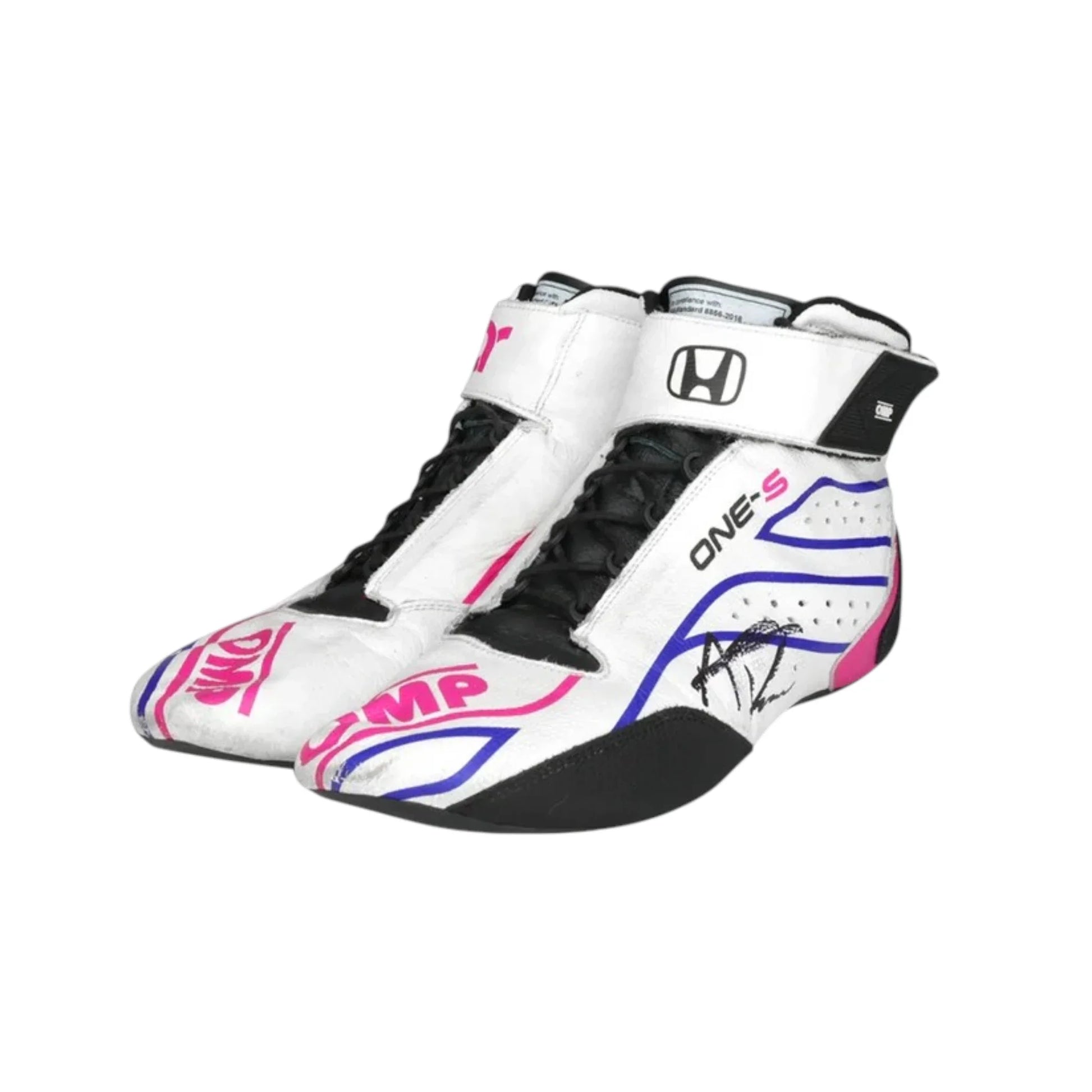 Alexander Rossi 2022 OMP One-S Gallagher GP Racing Shoes - Barirah Racewear image 2