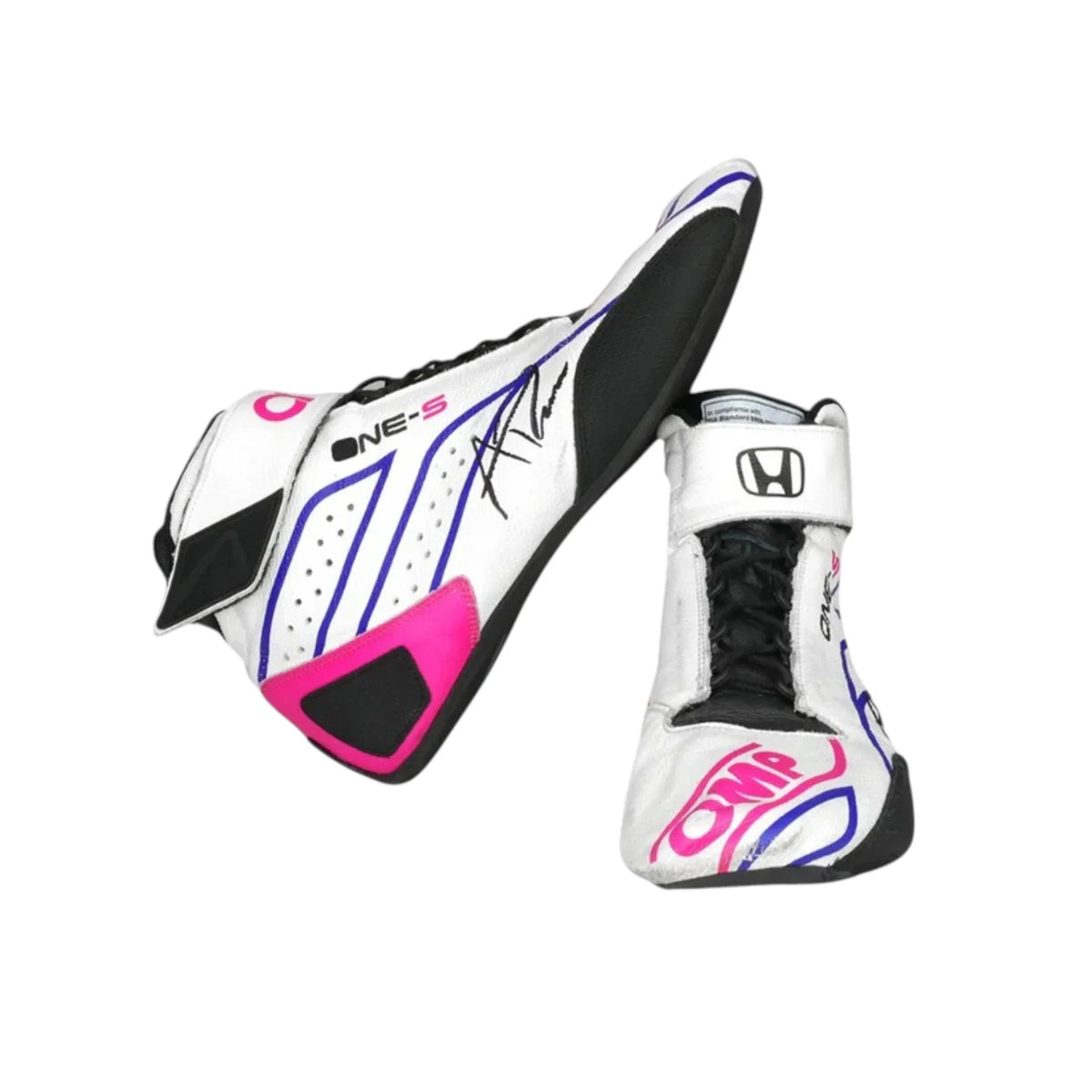 Alexander Rossi 2022 OMP One-S Gallagher GP Racing Shoes - Barirah Racewear image 3